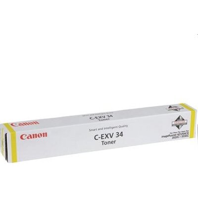 Canon toner C-EXV34Y (Yellow), original, (3785B002)